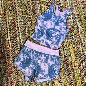 Athleta Girl shorts and tank set